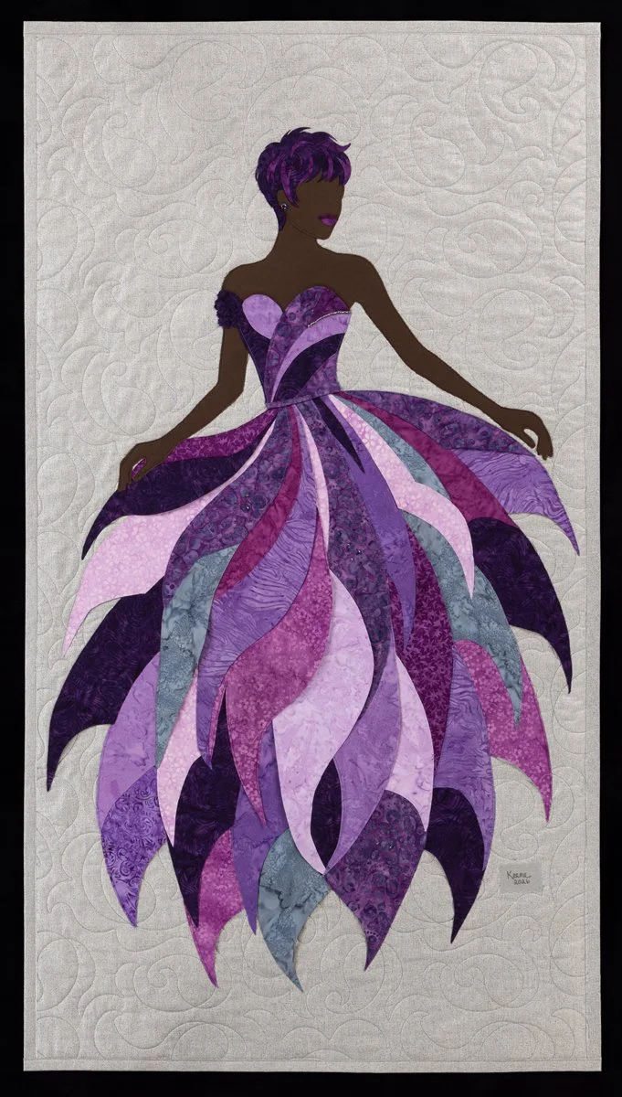 Black Orchid
26.5"w x 48.75"h