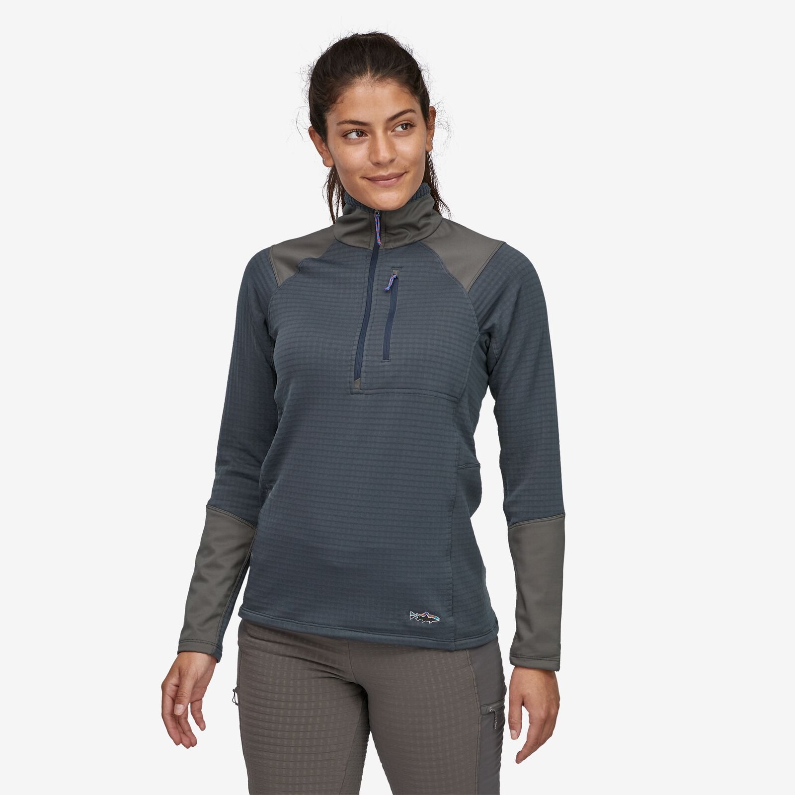 Women's Patagonia R1 Fitz Roy - 1 M Noble Grey Left — Babine Norlakes ...