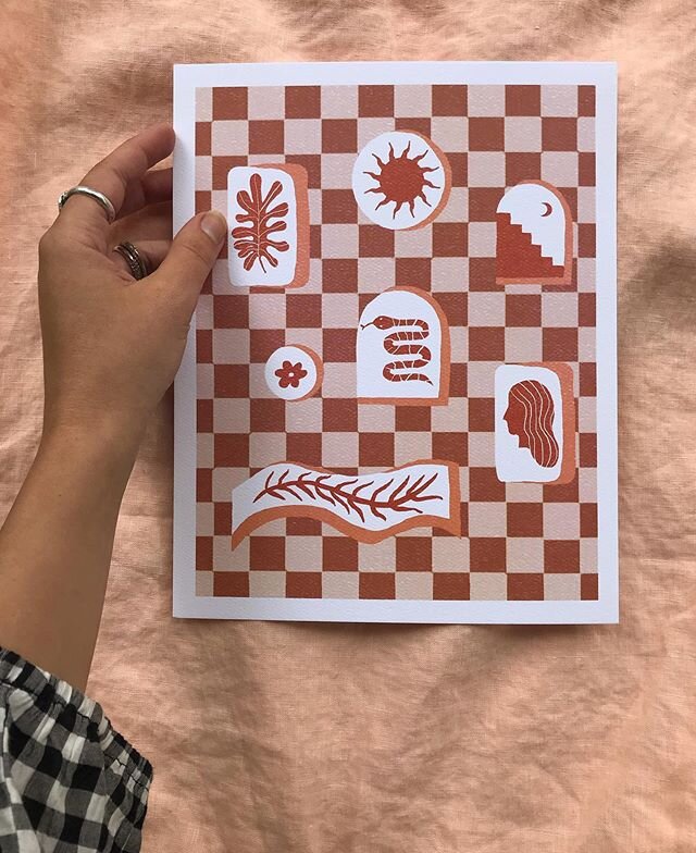 Picked up some new prints today!🍅🏁🌞Going to have them on my site later this week:)
.
.
.
.
.
#freshprints #newprints #checkitout #checkered #illustrationartist #womanillustrator #femaleillustrators #canadianillustrator #canadianillustrators #mothe