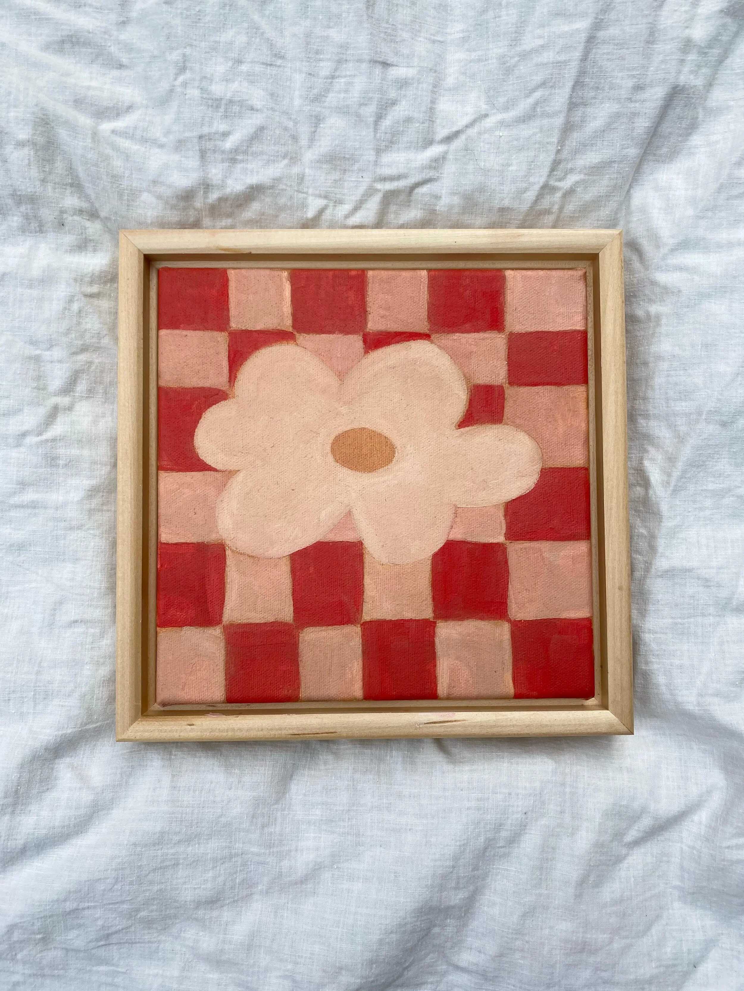 painting pink check close.jpeg