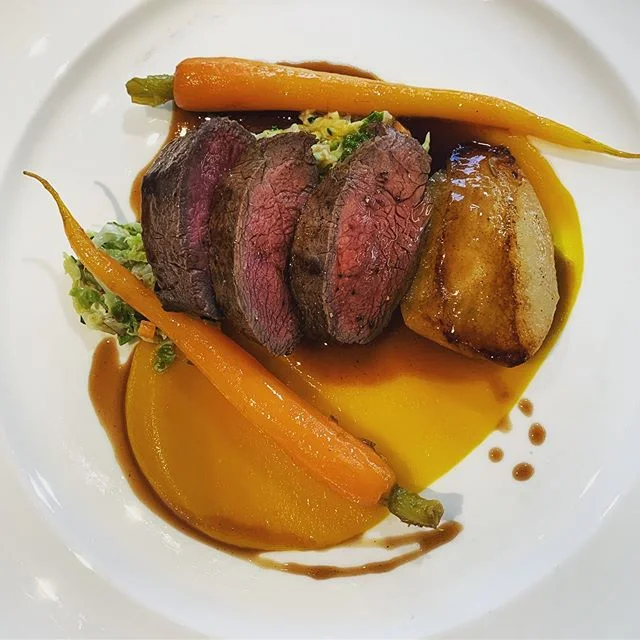 Venison, squash, carrot, pear, cabbage - all the autumn 🍂 🍂 🍂 ••• #weddingcatering #weddingfood #scottishwedding #weddingideas #weddinginspiration #scottishweddingdirectory #eventchef #eventcatering #privatechef #privatedining #yeschef #atthepass