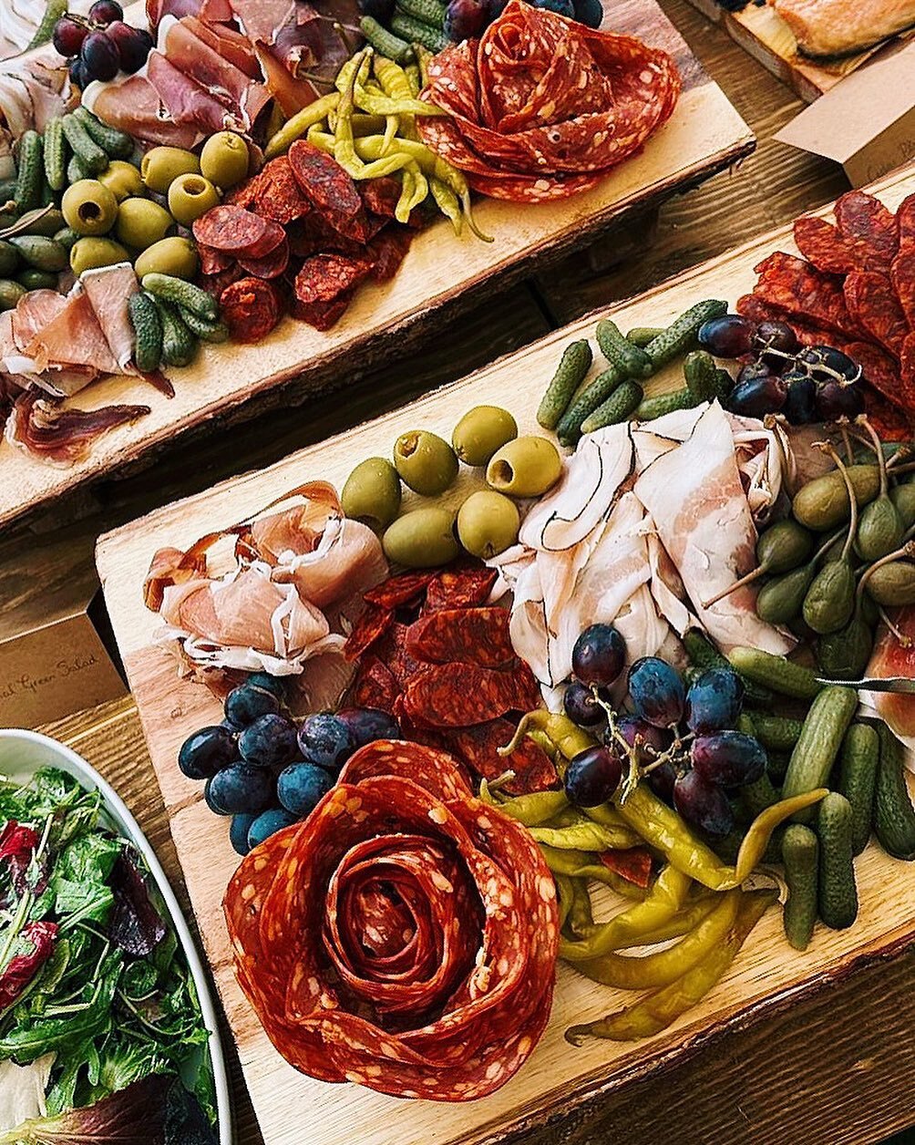 Italian antipasti boards of dreams from one of the weekends events to celebrate a very special birthday 😍🌹