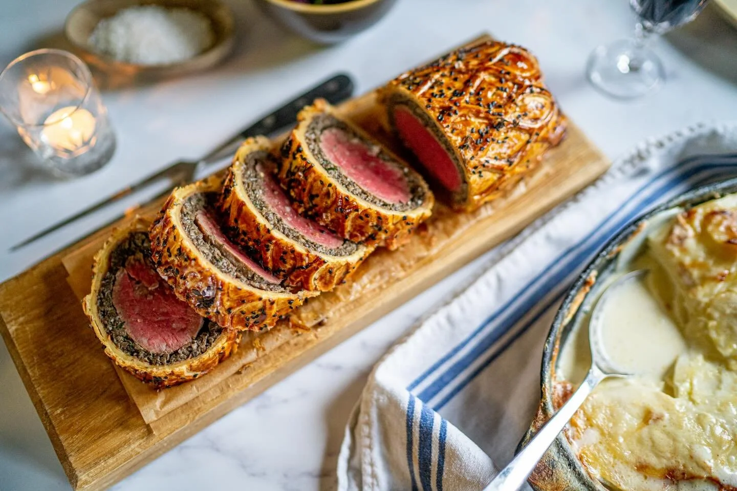 It&rsquo;s back again&hellip; the iconic TECC Beef Wellington 🎄 

Order yours now for the ultimate Christmas Day showstopper, or to enjoy at any festive gathering.

Prime Scottish beef fillet wrapped in truffled mushroom duxelles and finished with a