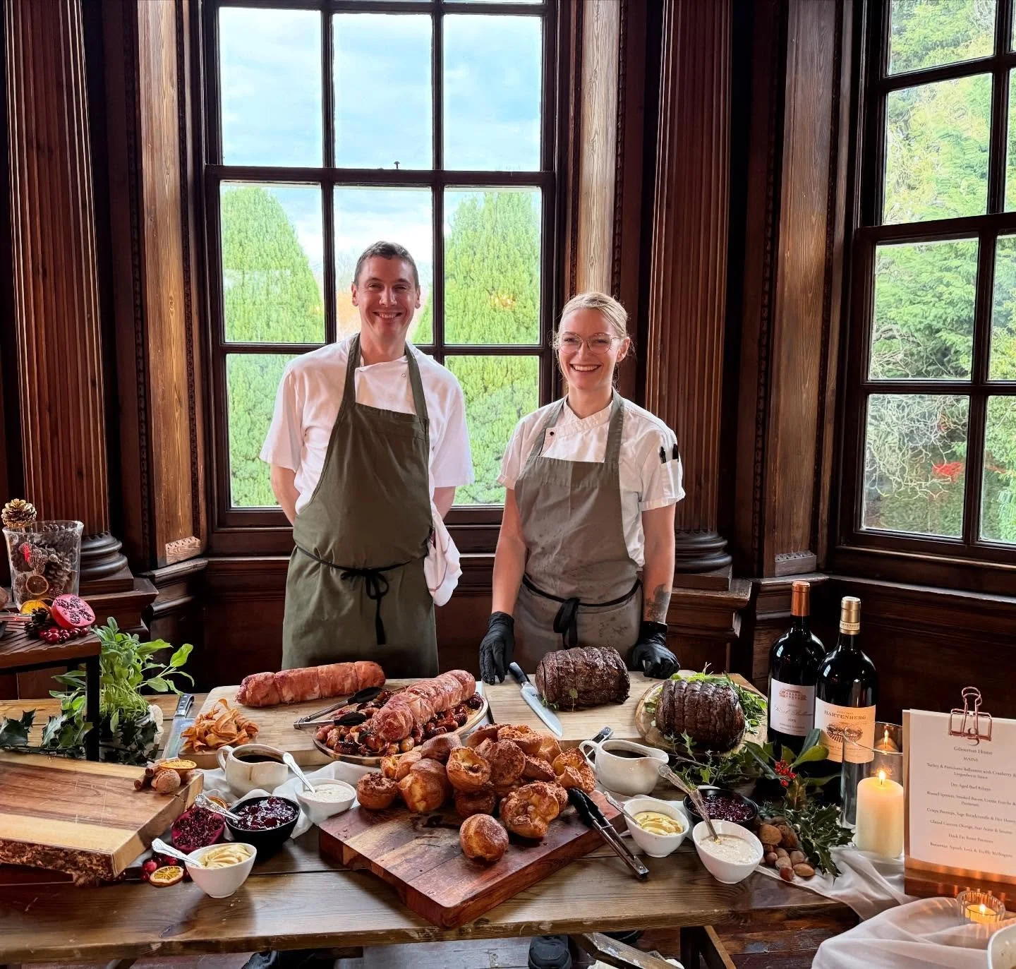 Incredible feast created by the team for yesterday&rsquo;s Christmas lunch at @gilmertonhouse - and big thanks to Joe, Annelise and Darcie for looking after everyone and making sure everything was tip top!