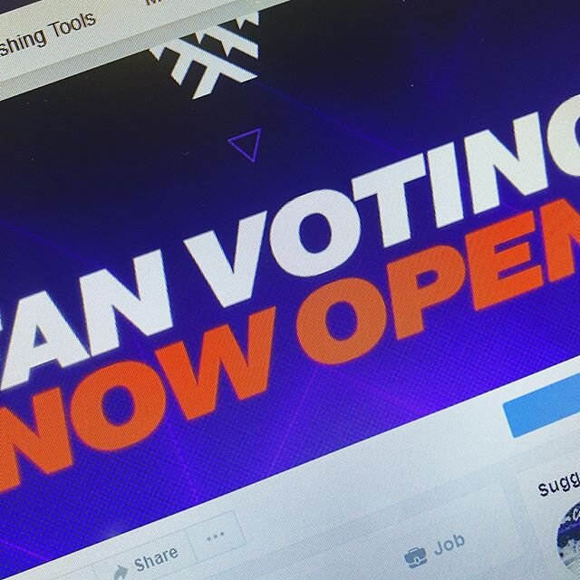 The flood gates have opened. Over 9700 votes last year!!!
