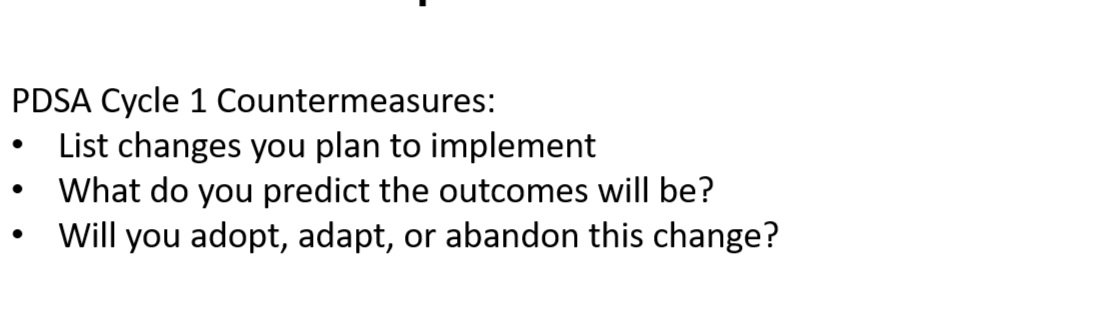 Develop Countermeasures