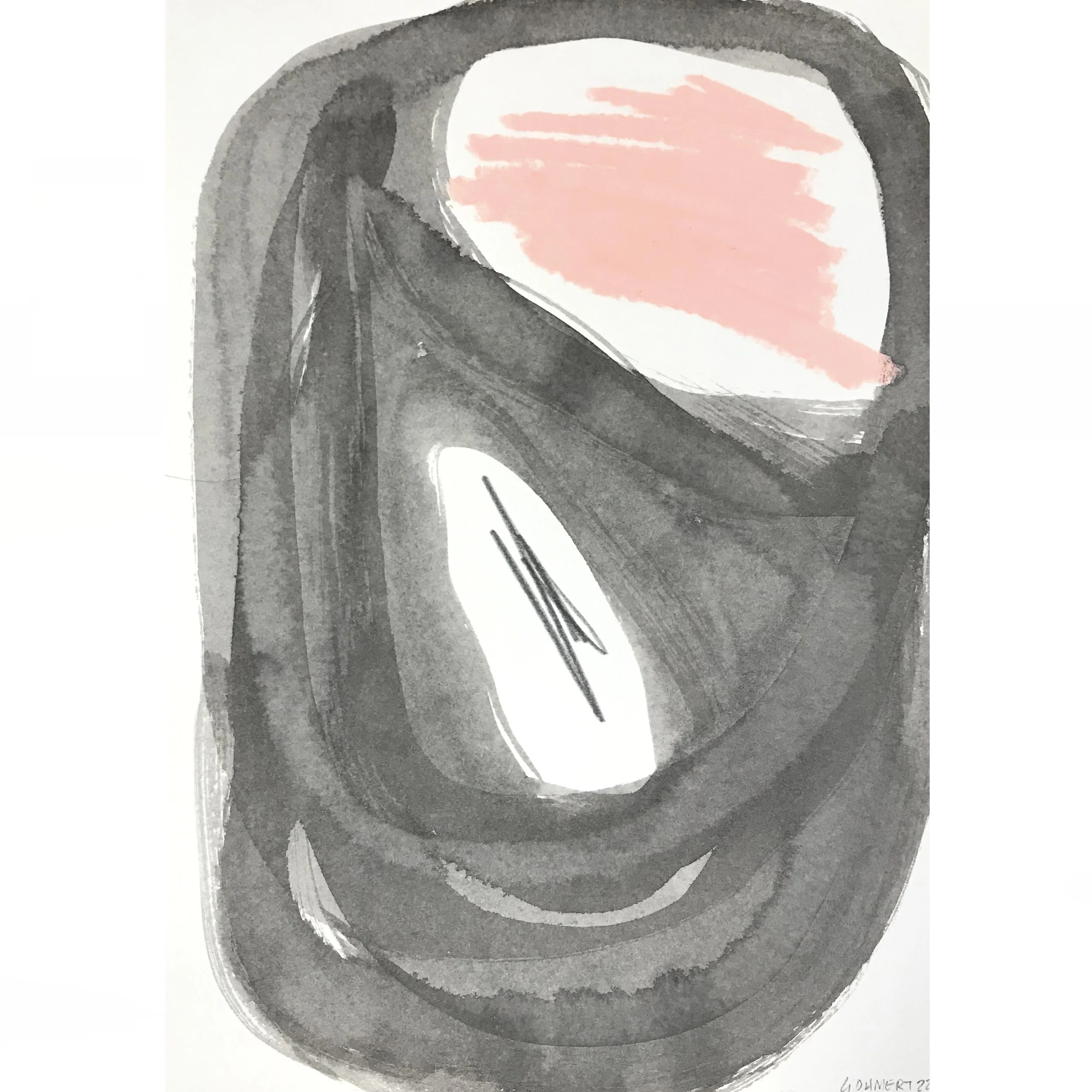        Untitled 46 , 2023 14.8 x 21 cm Pen and ink on paper           