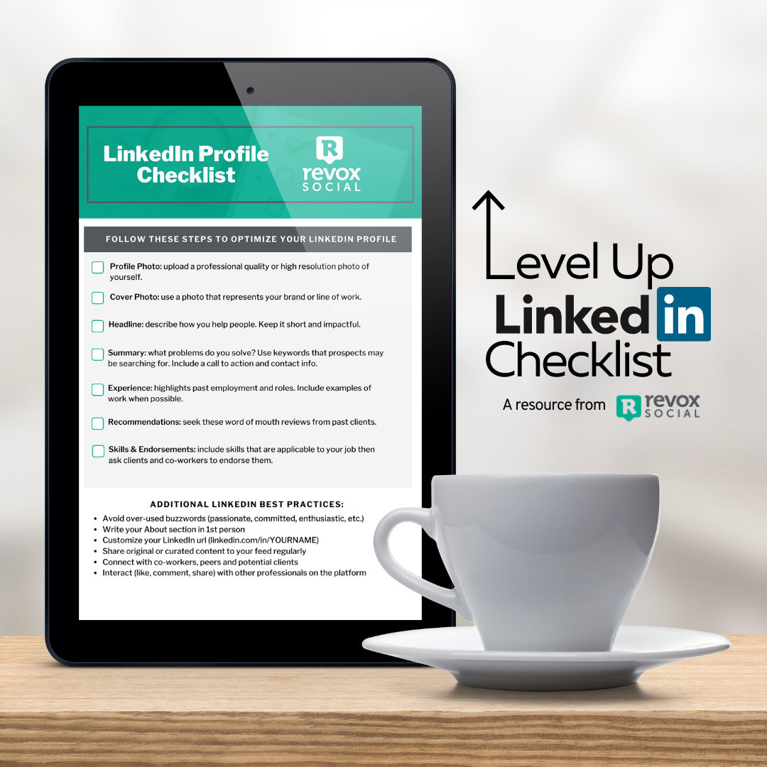 Level Up LinkedIn Checklist