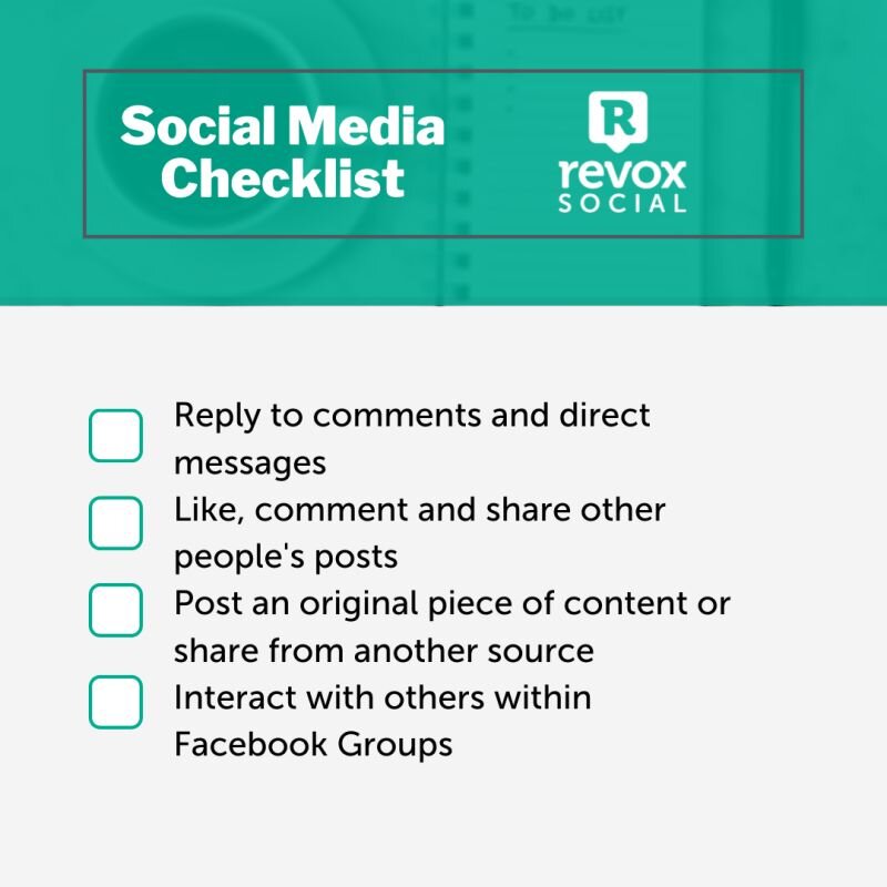 Social Media Checklist