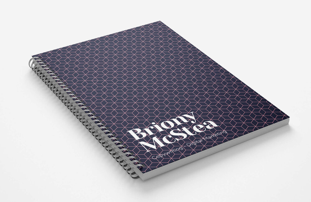 Briony McStea Spiral Notebook Mockup - THAT Branding Company - Ethical Creative Design and Branding Agency in Newcastle Gateshead and Durham - UK.jpg