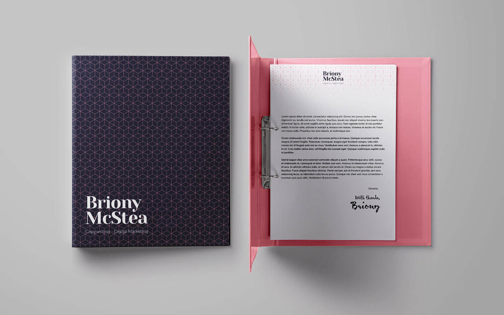 Briony McStea Binder Stationery Mockup - THAT Branding Company - Ethical Creative Design and Branding Agency in Newcastle Gateshead and Durham - UK.jpg