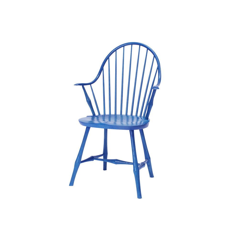 Wayland Elbow Chair, Delft stain on Ash