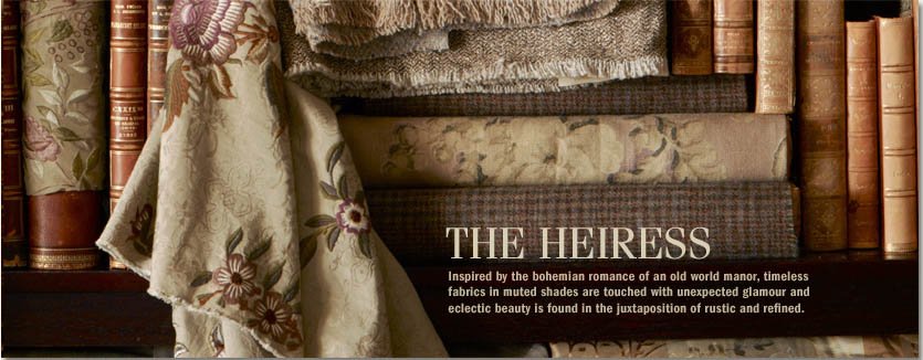  Heiress Bookshelf ad. Books wrapped by Christine. (Photo by Francois Halard) 