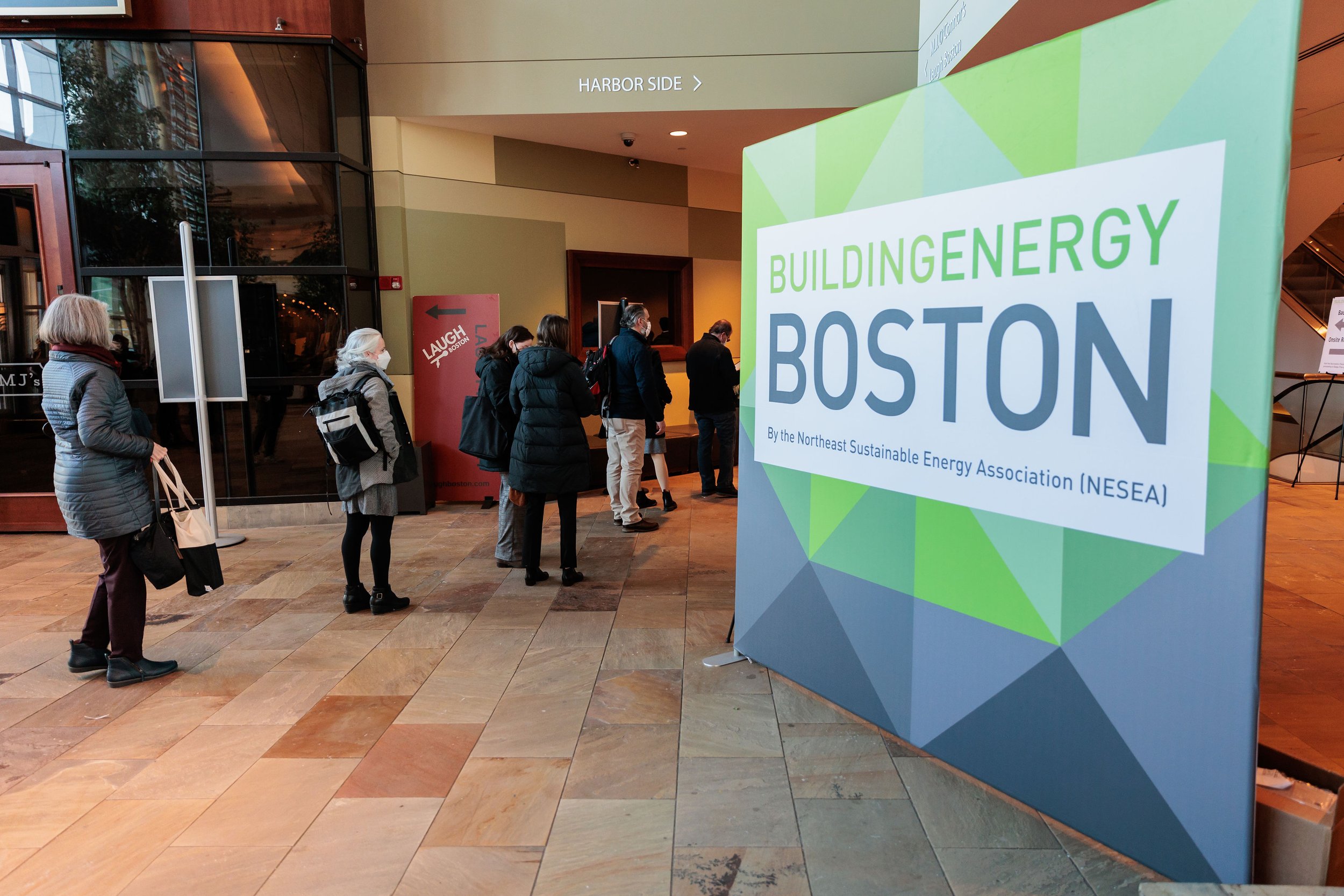 Scenes from a BuildingEnergy conference (photos courtesy of NESEA)