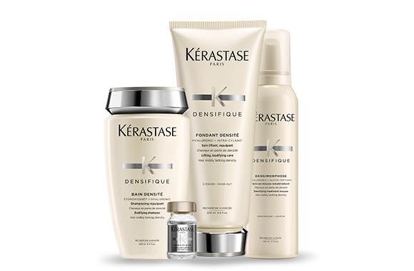 🌟 Introducing the Kerastase Densifique Range! 🌟

Is your hair feeling finer and lacking density or volume? Our new Kerastase Densifique range is here to transform your hair! ✨

This specially designed range nourishes your hair, adding a beautiful s