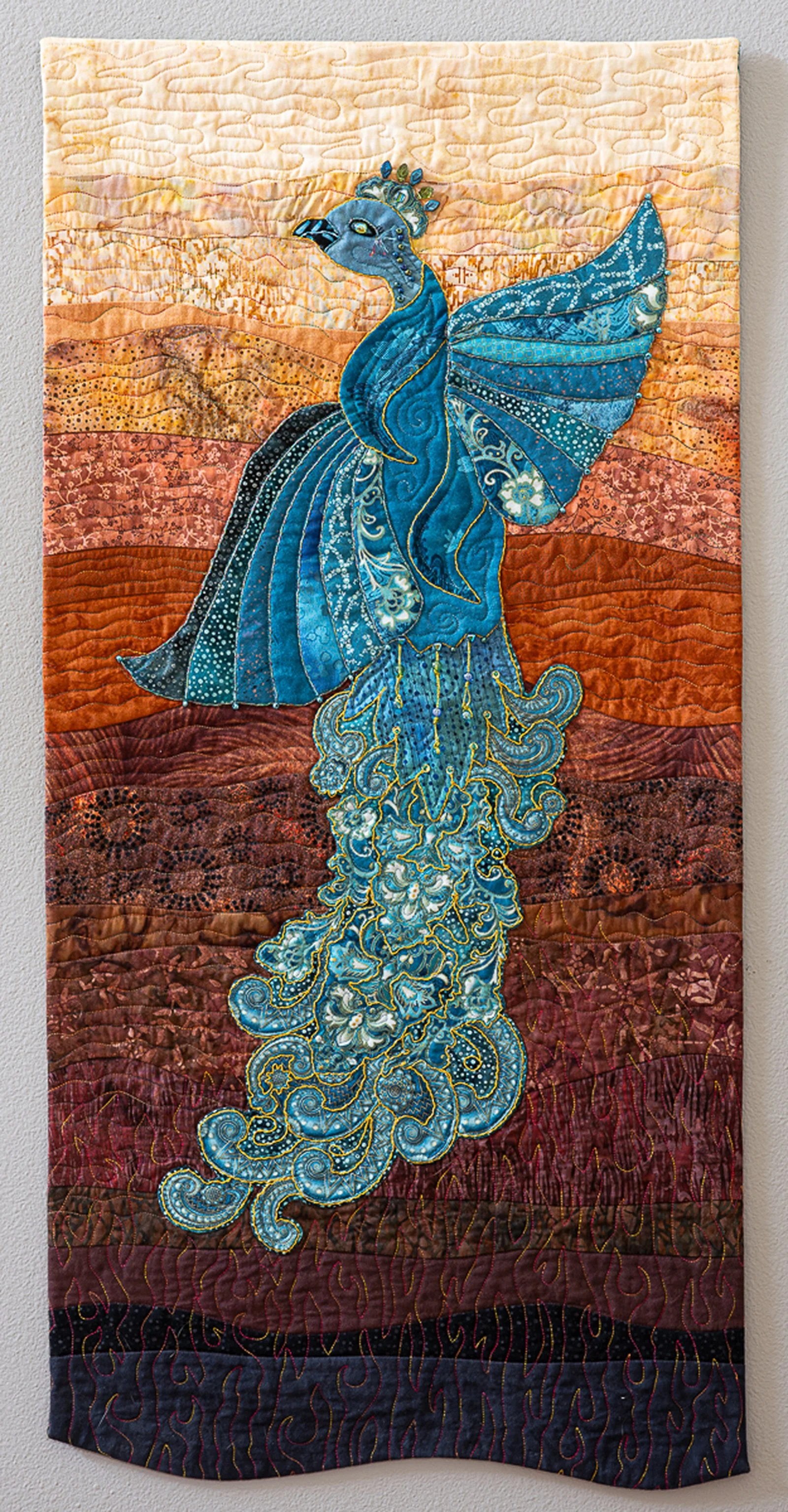 On the Wing by Robyn Gold, Sisters, OR 18" x 35"
