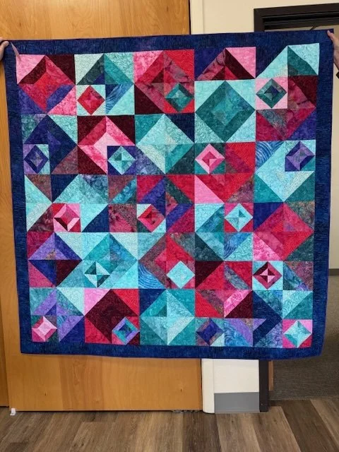 Flipping Gorgeous by the Community Presbyterian Church Quilters, Redmond, OR 65" x 66"