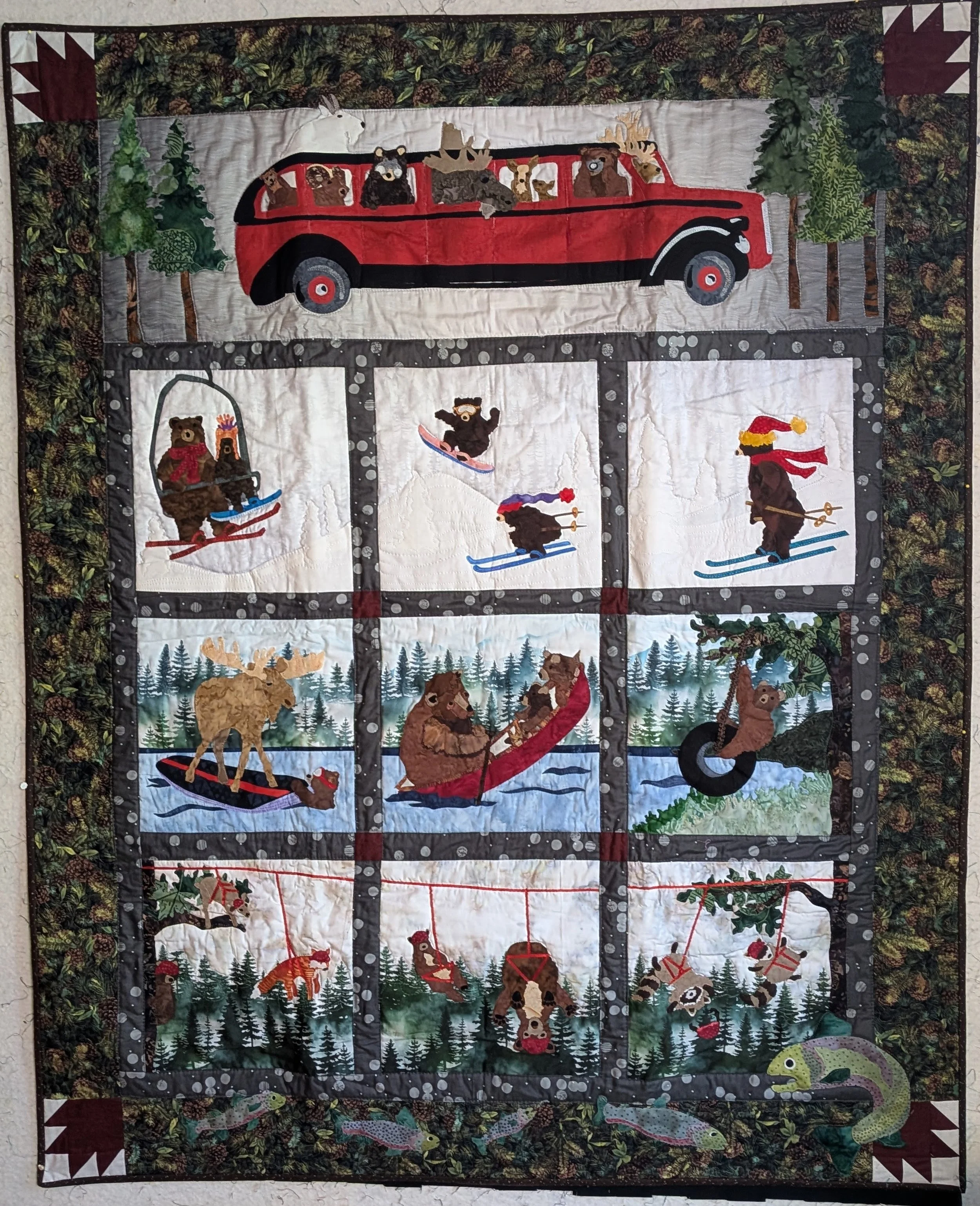Road Trip by Trina Jahnsen, Duncans Mills, CA 50" x 67"