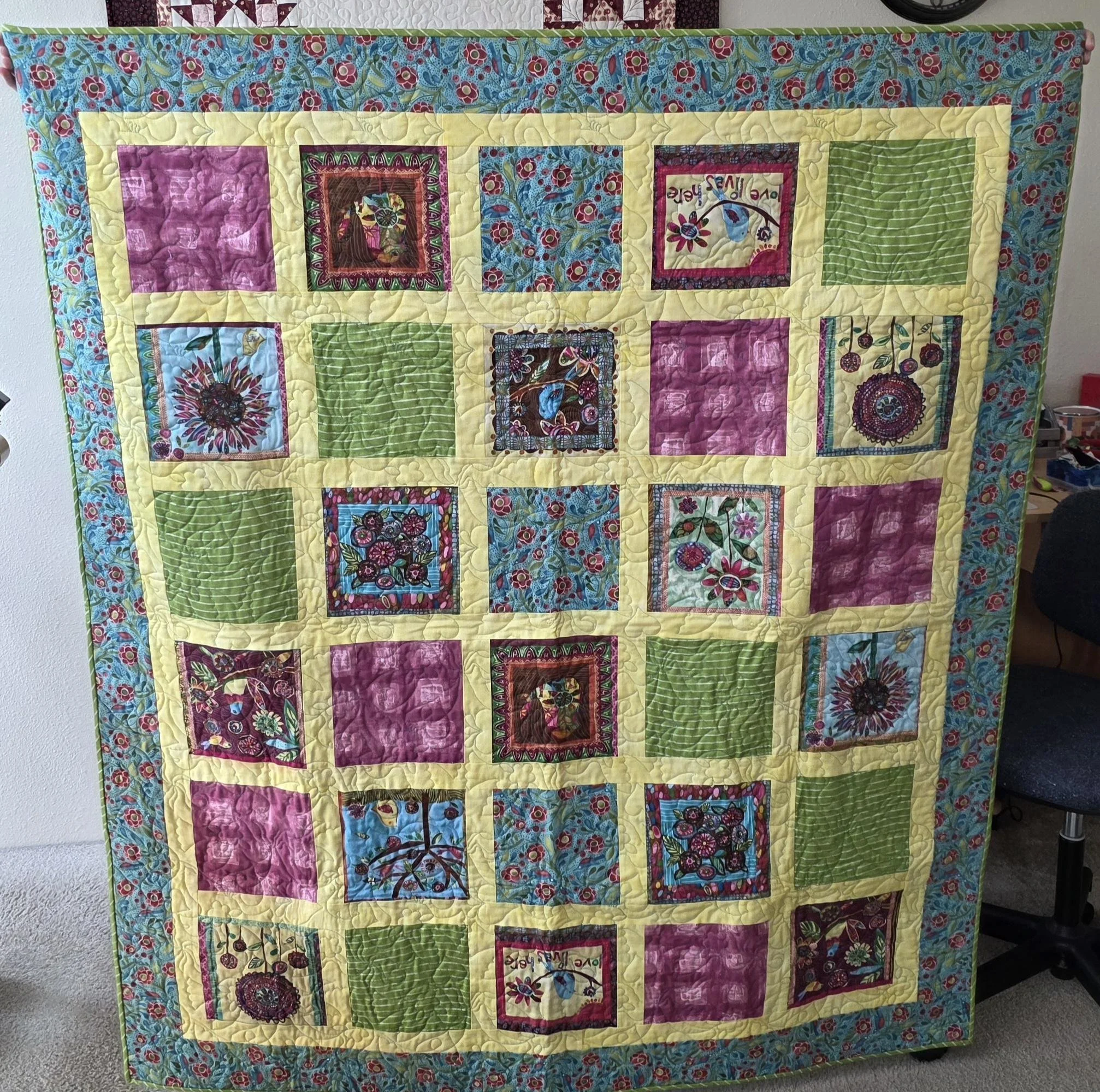 Boho Blossom by Theresa Kessi, Newport, OR 50" x 60"