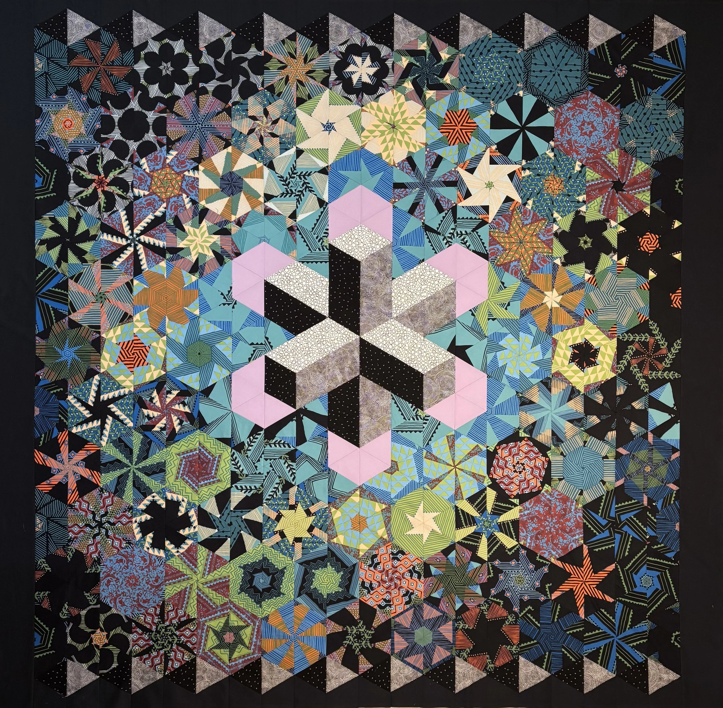 Asterisk by Joanne Holly, Tualatin, OR 77" x 78"