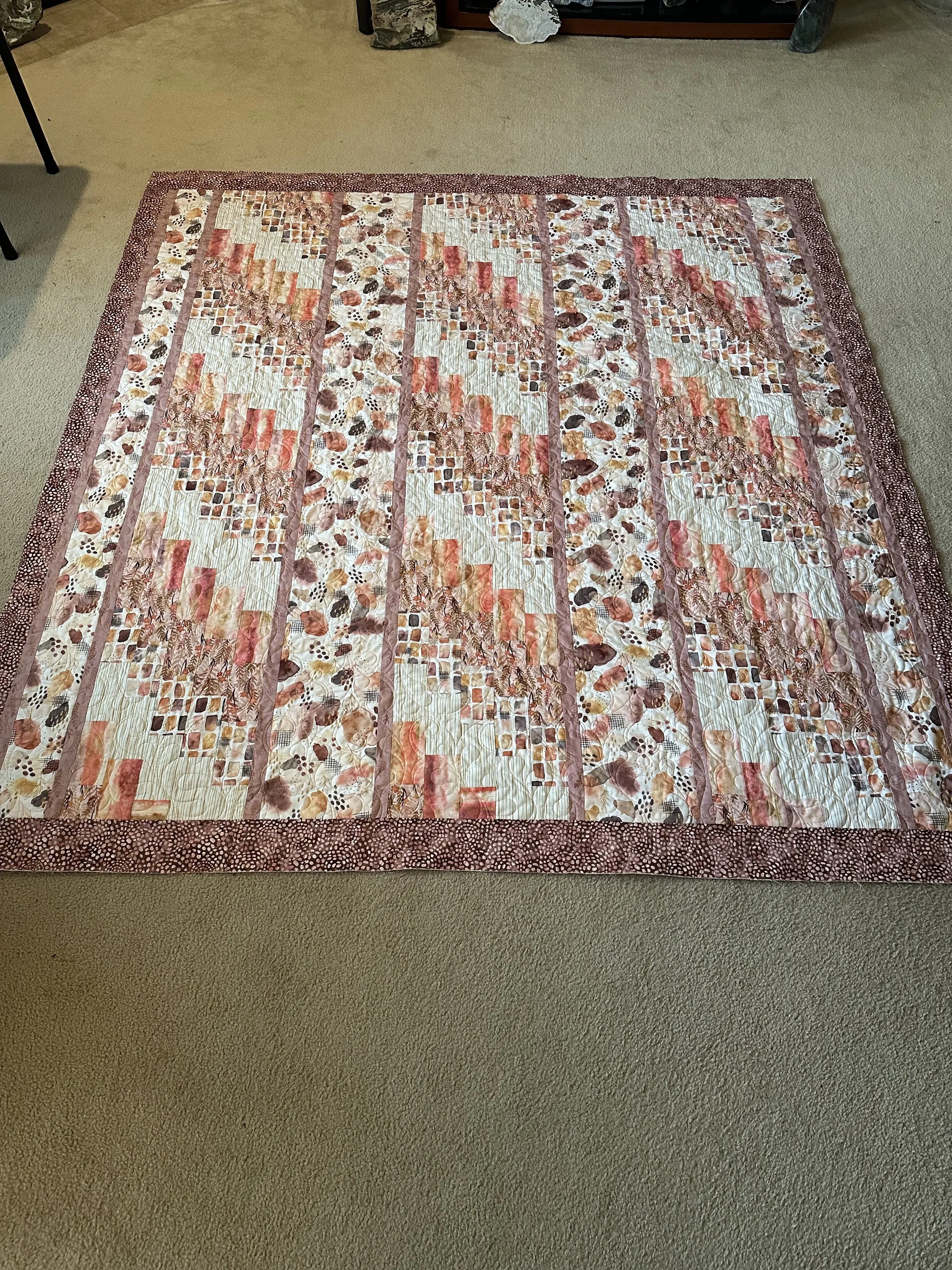 Desert Blooms by Jennifer Brinlee, Salem, OR  76" x 82"