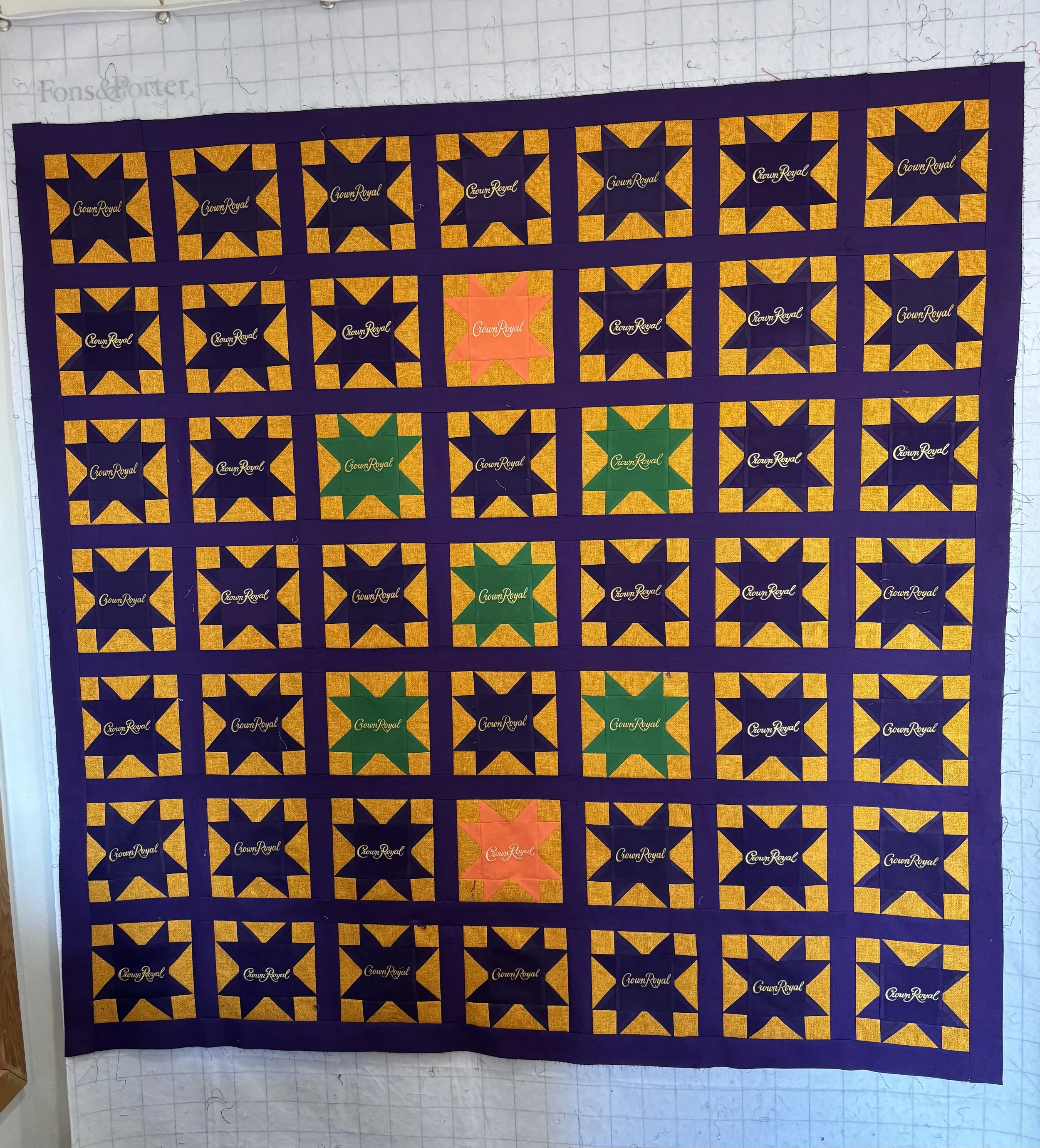 Crown Royal by Terry Hardin, Sisters, OR 55" x 55"