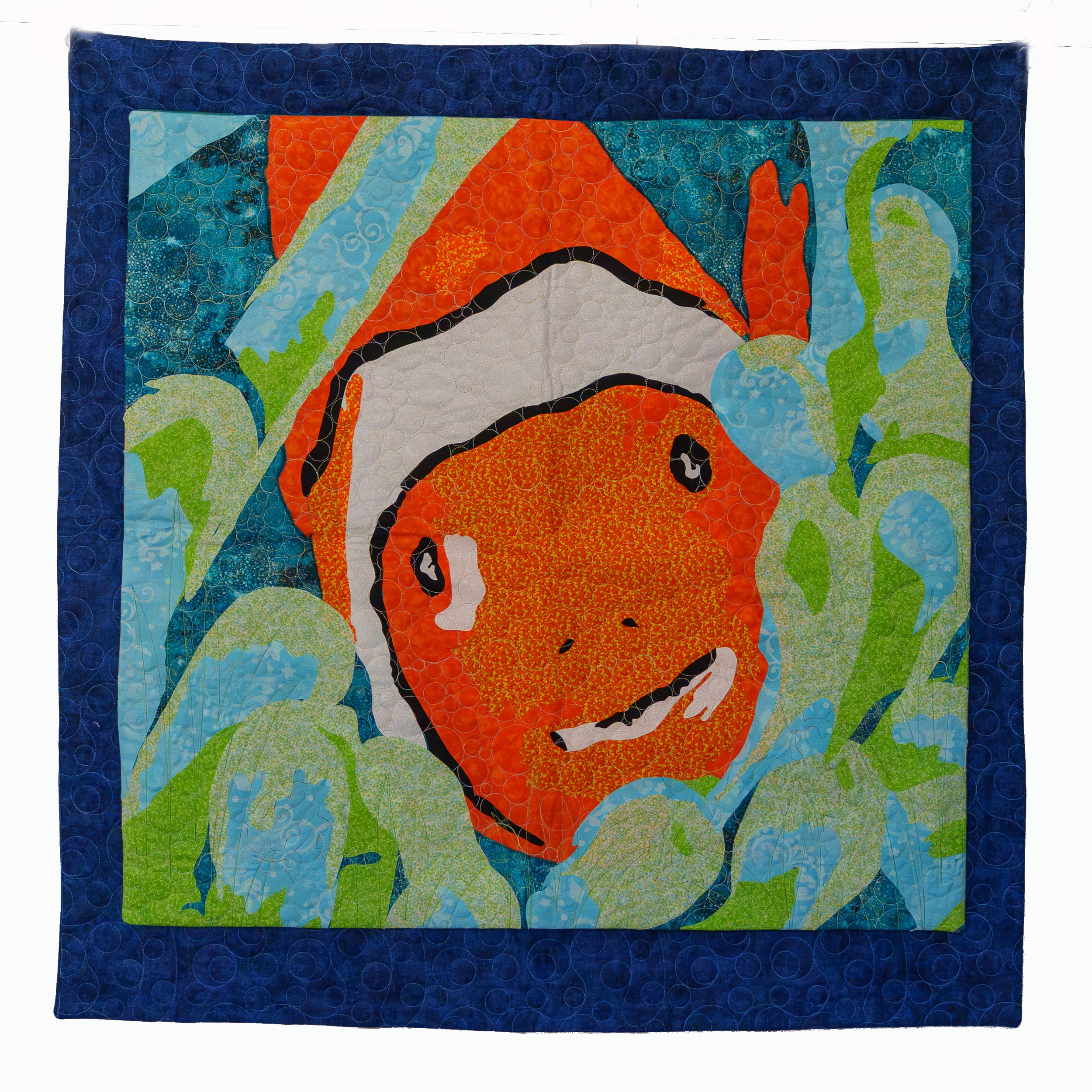 Clown Fish by Linda Fisher-Berlanga, Bend, OR 42" x 42"
