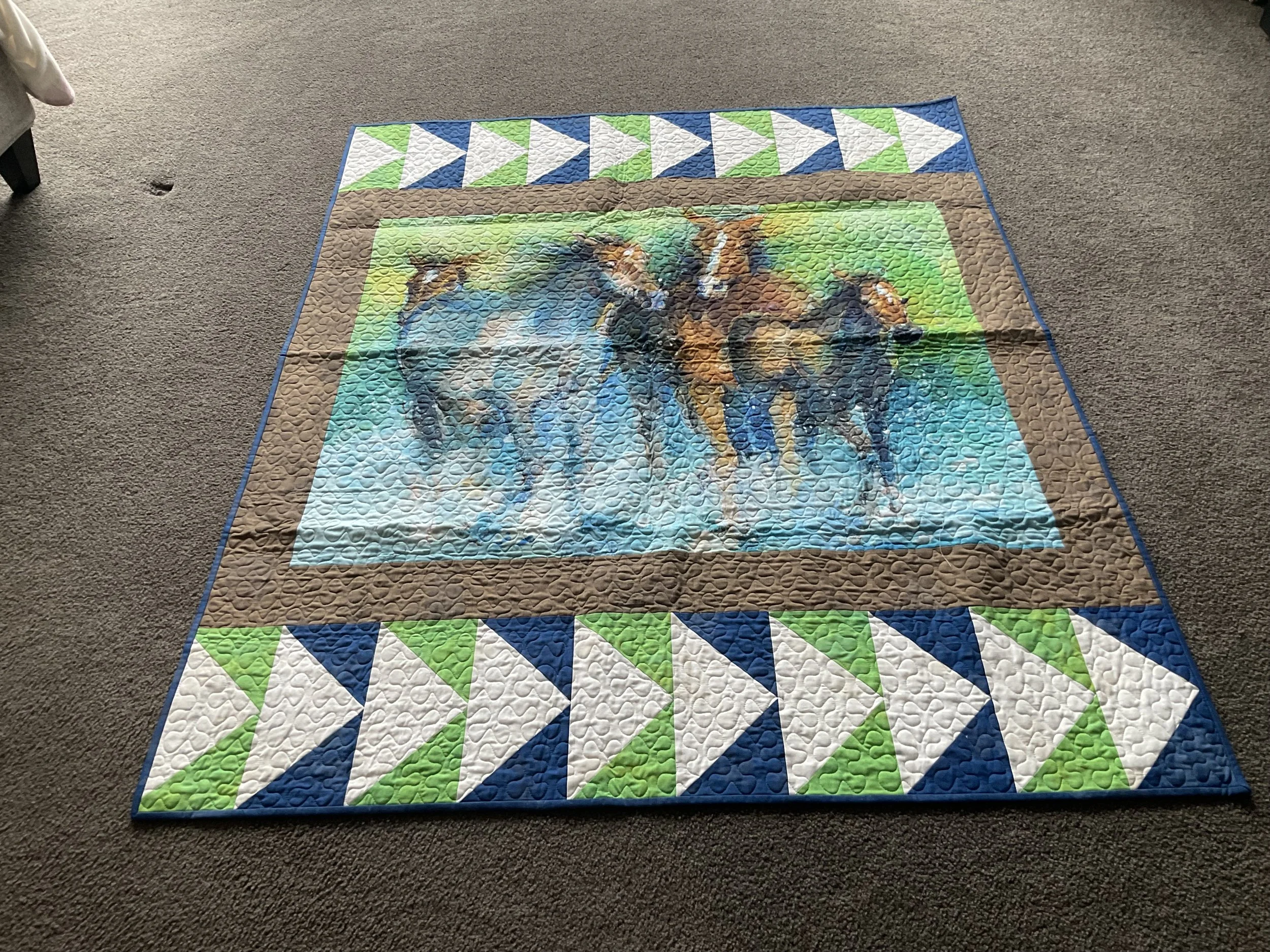 Splash by Vicki Bash, Keizer, OR 49" x 61"