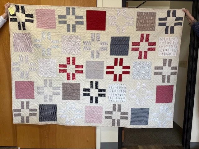 Criss-Cross by the Community Presbyterian Church Quilters, Redmond, OR 62" x 86"