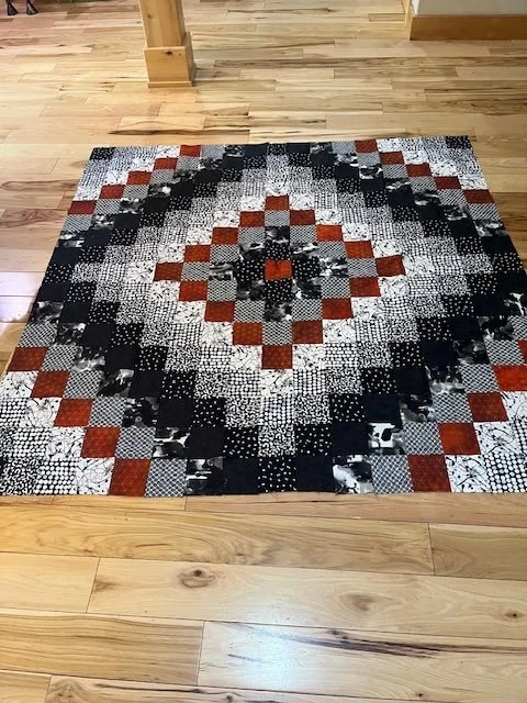 BullsEye by Linda Bender, Redmond OR 68" x 66"