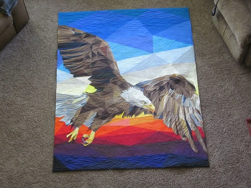 Land of the Free by Sheila Snyder, Junction City, OR 60" x 80"