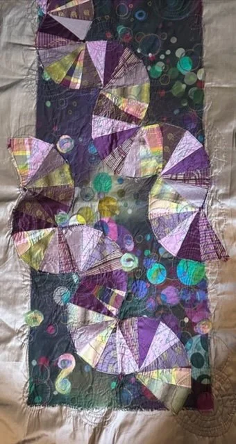 Meanderings by Michele Muska, Enfield, CT 24" x 50"