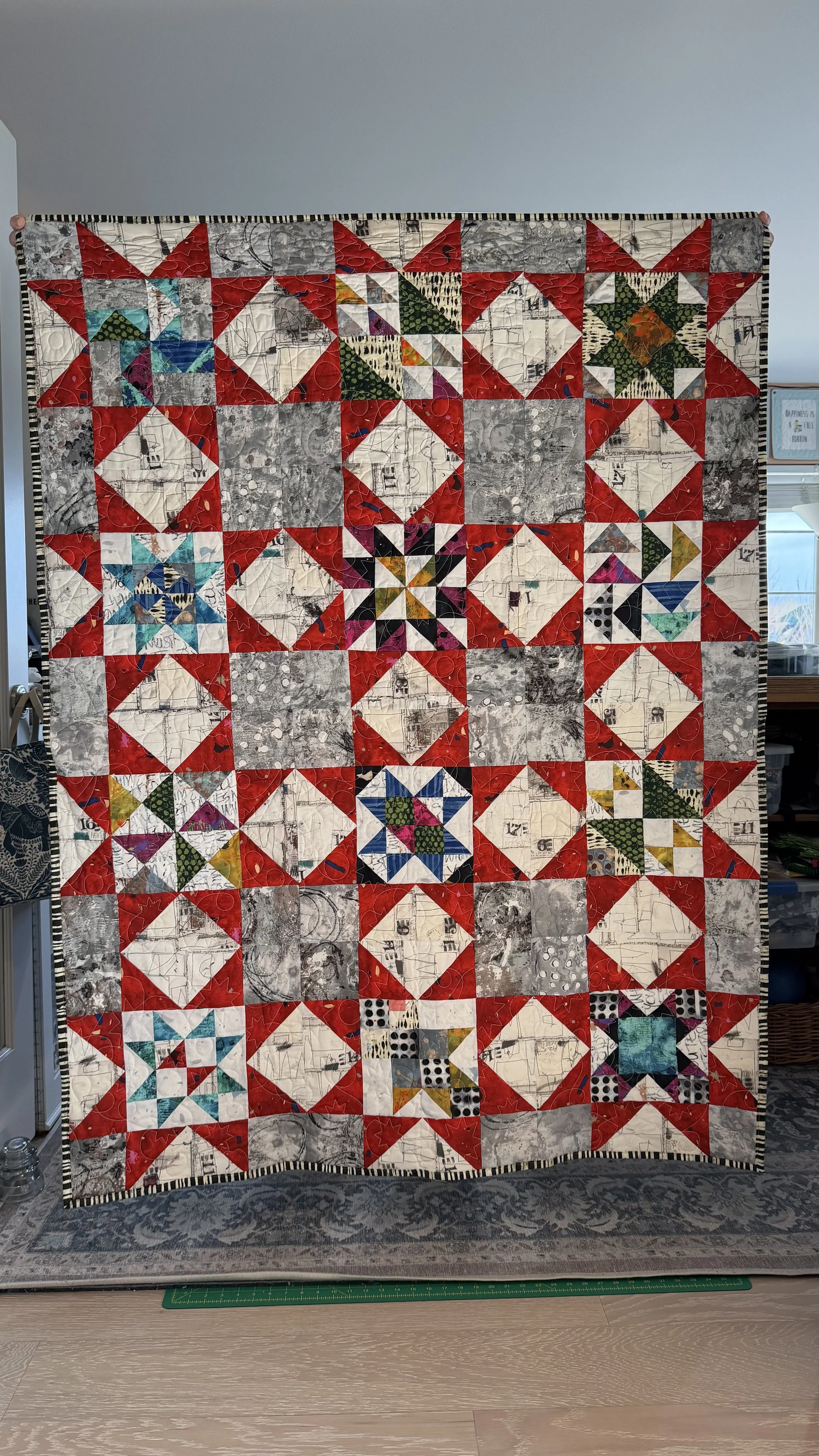 Stars by Angela Davis, Bellingham, WA 49" x 65"