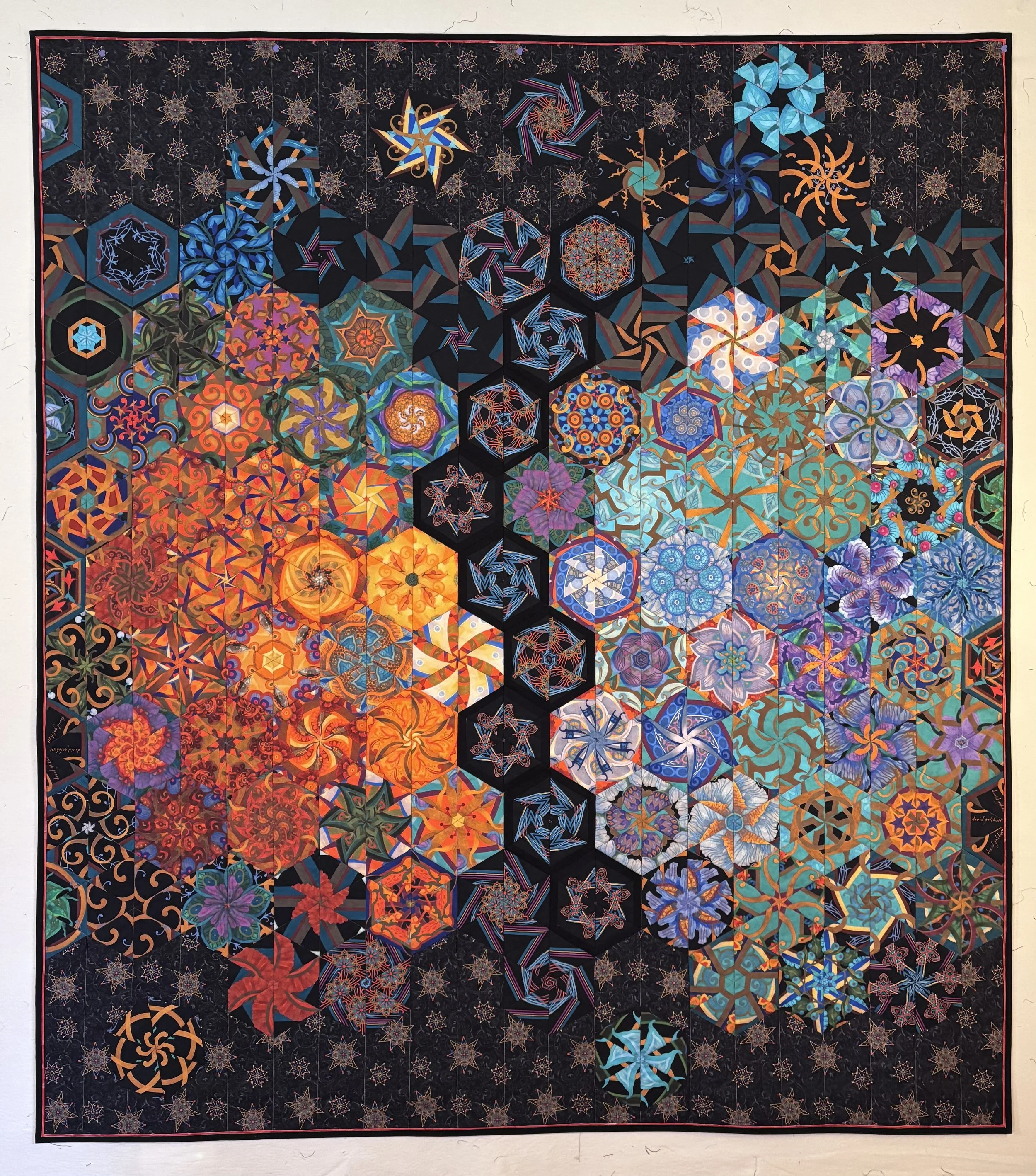 Space / Time Vortex by Joanne Holly, Tualatin, OR 62" x 70"