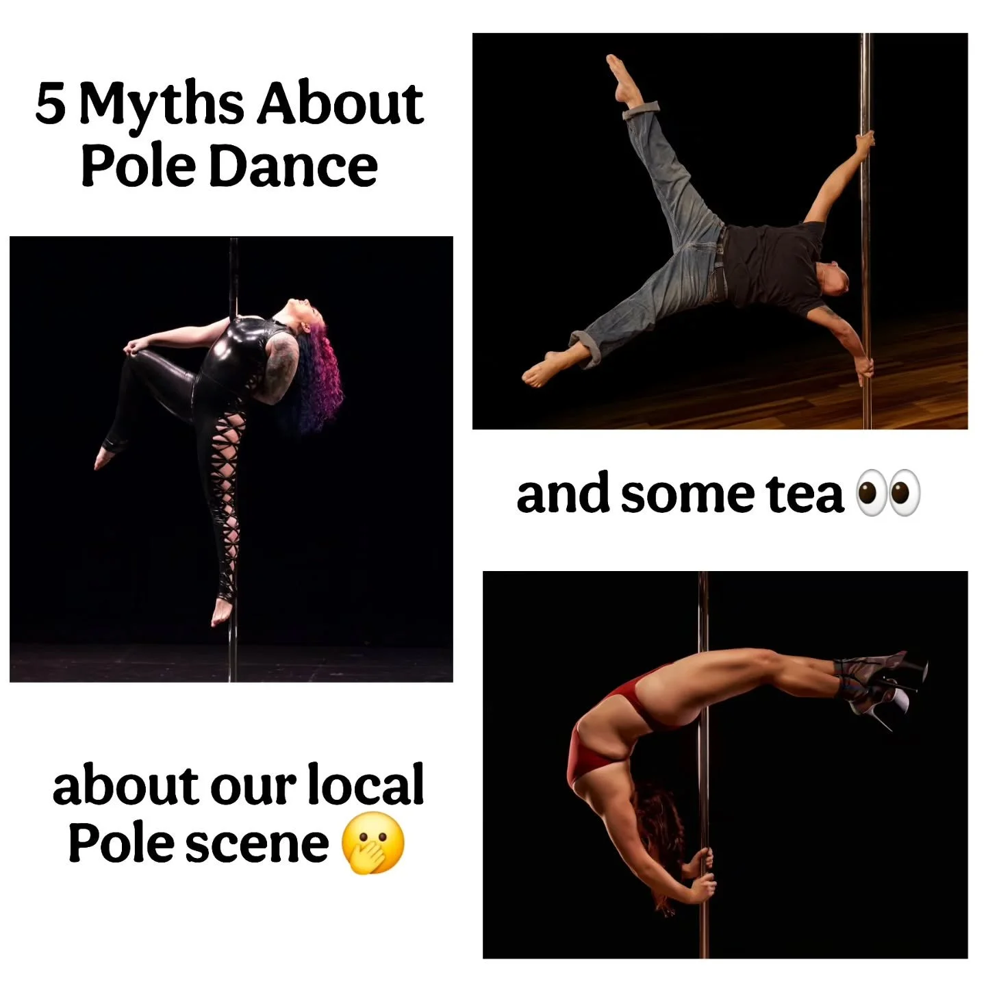 How many of these myths were you guilty of believing? 🤭 And that tea SURE IS HOT 🔥🥵 isn't it? We wouldn't be your local LGBTQIA+ Pole &amp; Aerial space if we didn't occasionally spill just a little 😉 🫖
You know what happens when hot liquids mix