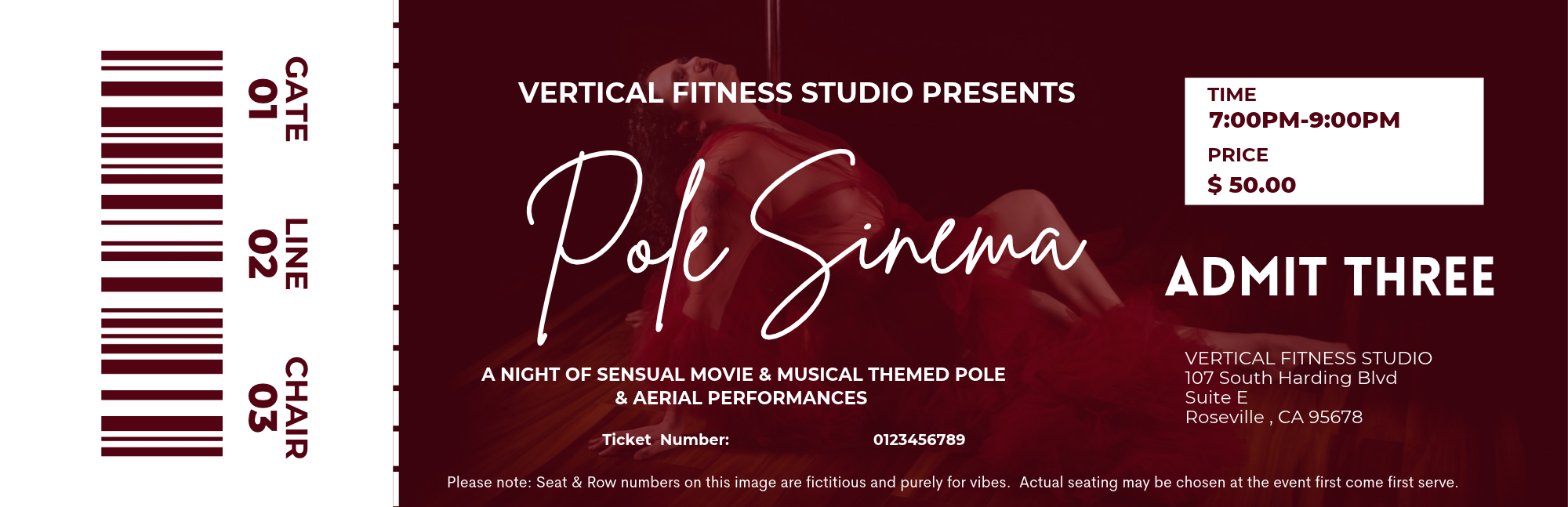 Pole Sinema Ticket x3
