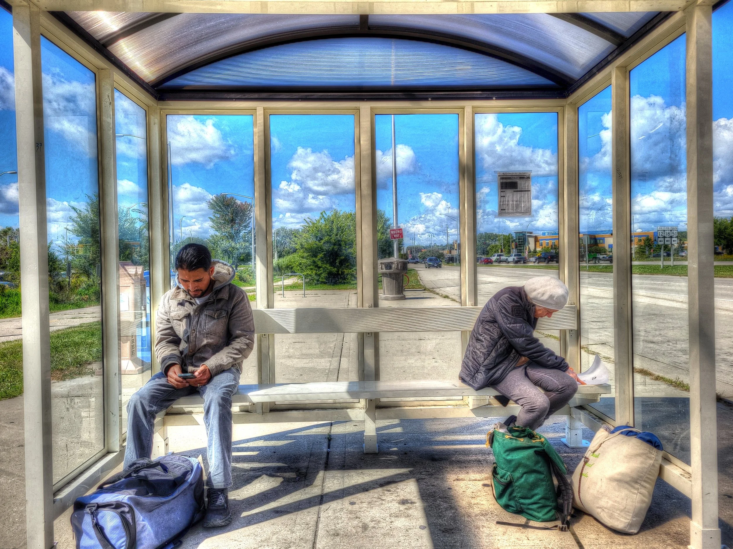 Waiting at the Bus Shelter.jpg