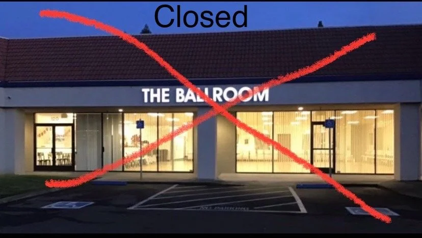 The Ballroom is closed.                                       
