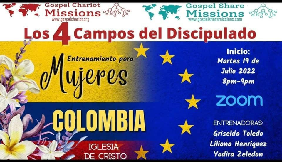 SPANISH 4 FIELDS DISCIPLESHIP MULTIPLICATION ZOOM ONLINE TRAINING