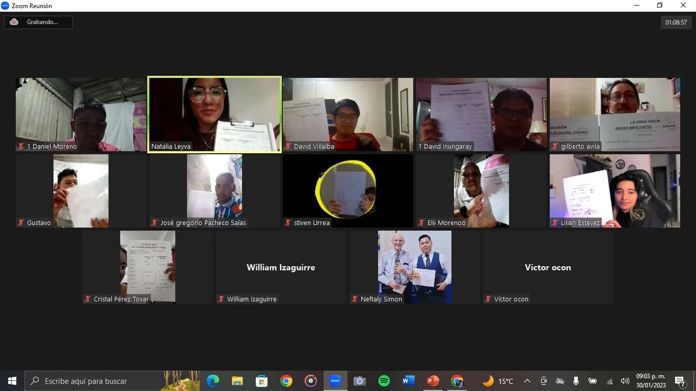 LATIN AMERICA ZOOM ONLINE 4 FIELDS DISCIPLESHIP MULTIPLICATION TRAINING