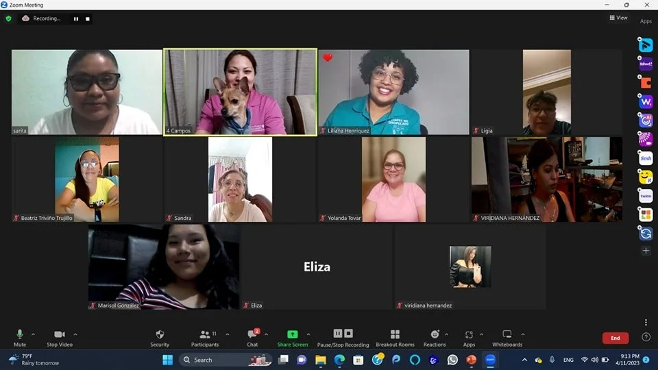 LATIN AMERICA WOMEN 4 FIELDS DISCIPLESHIP AND CHURCH MULTIPLICATION 3/3s ZOOOM ONLINE GROUP