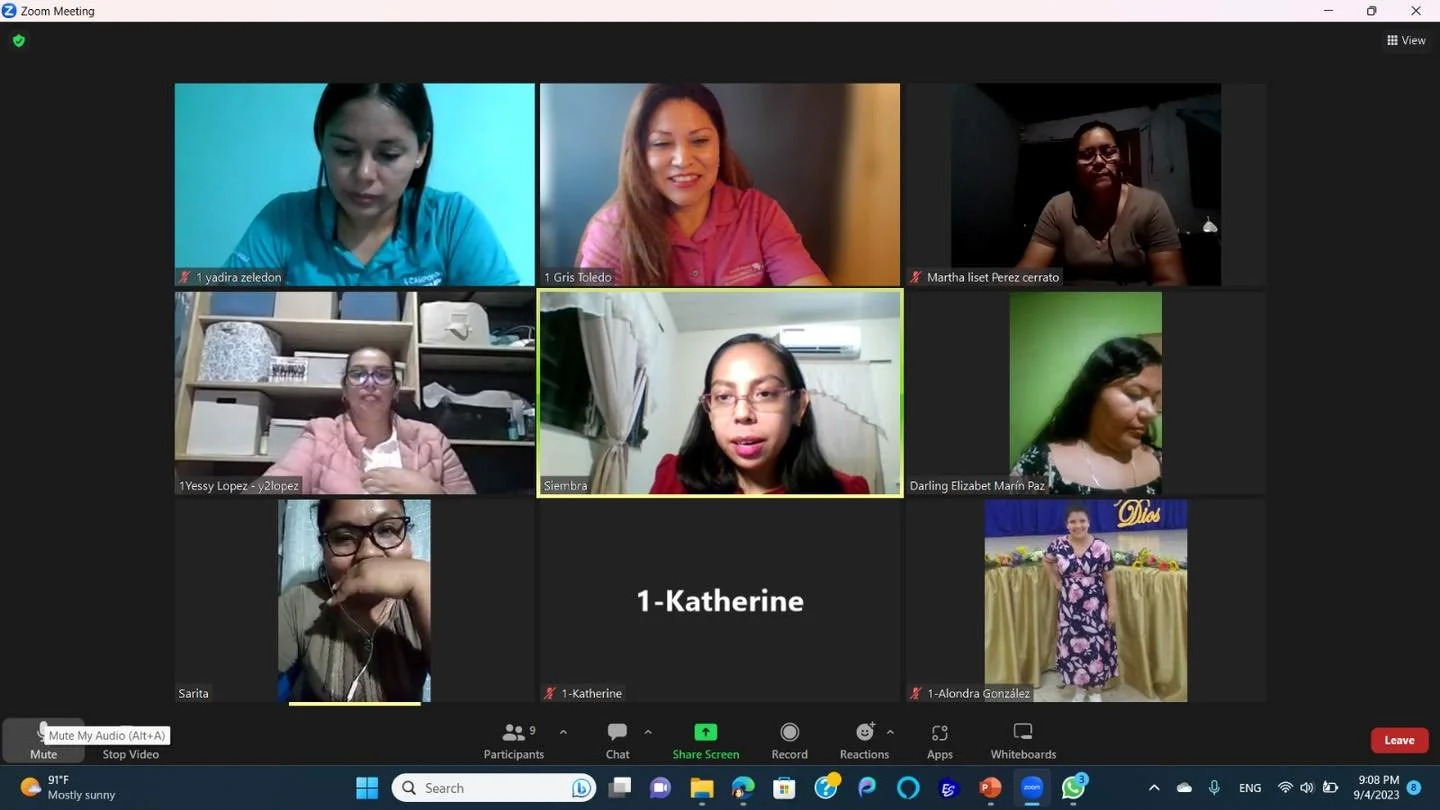 LATIN AMERICA WOMEN 4 FIELDS DISCIPLESHIP AND CHURCH MULTIPLICATION ZOOM ONLINE TRAINING