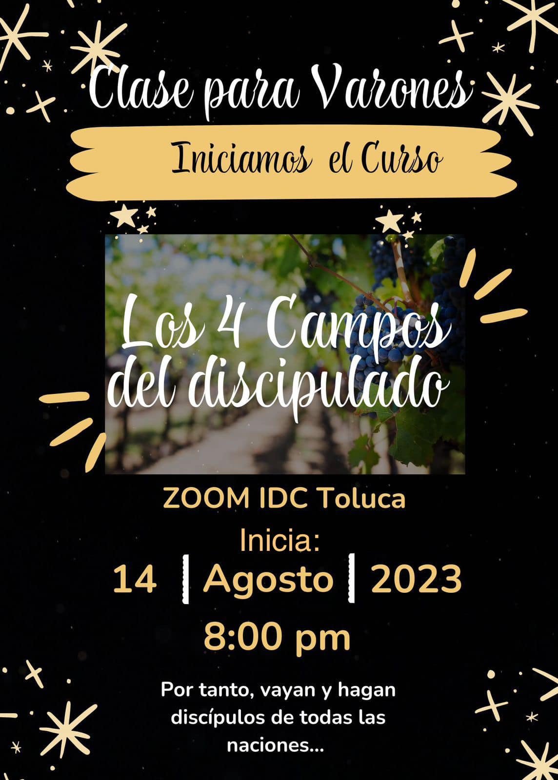 LATIN AMERICA 4 FIELDS DISCIPLESHIP AND CHURCH MULTIPLICATION ZOOM ONLINE TRAINING