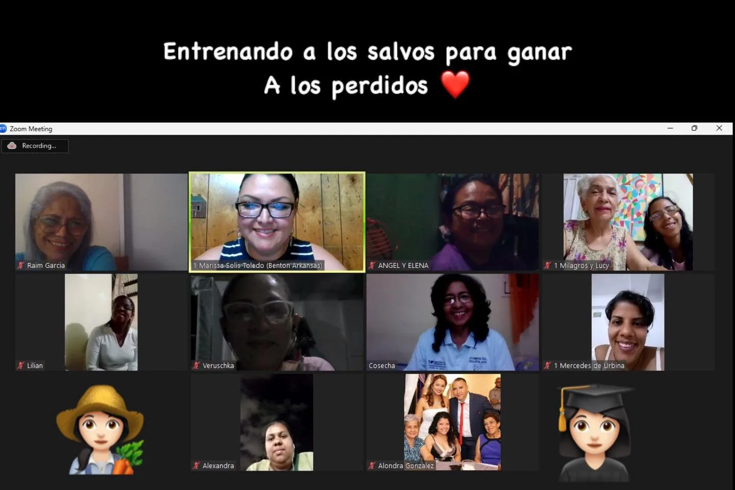 GROUP #1 LATINO AMERICAN WOMEN GOSPEL SHARE MISSIONS.