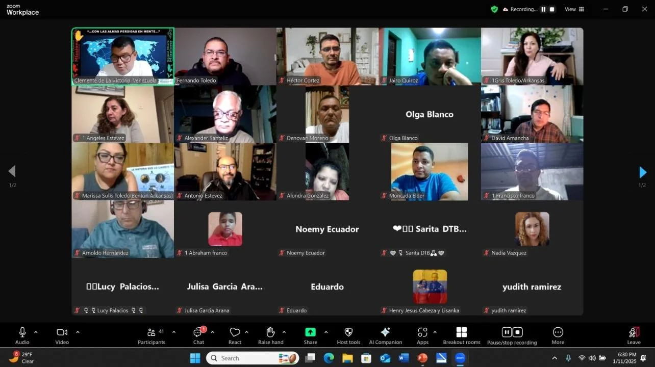 EQUIPPING DISCIPLES. LATINO AMERICA, WITH LOST SOULS IN MIND. January 11, 2025.