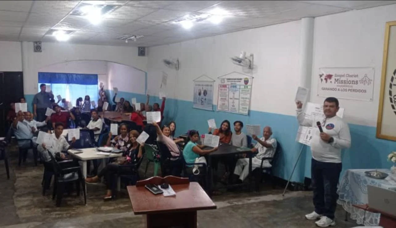 VENEZUELA LA VICTORIA STATE ARAGUA. EVANGELISM AND DISCIPLESHIP WORKSHOP IN 4 CAMPUS.