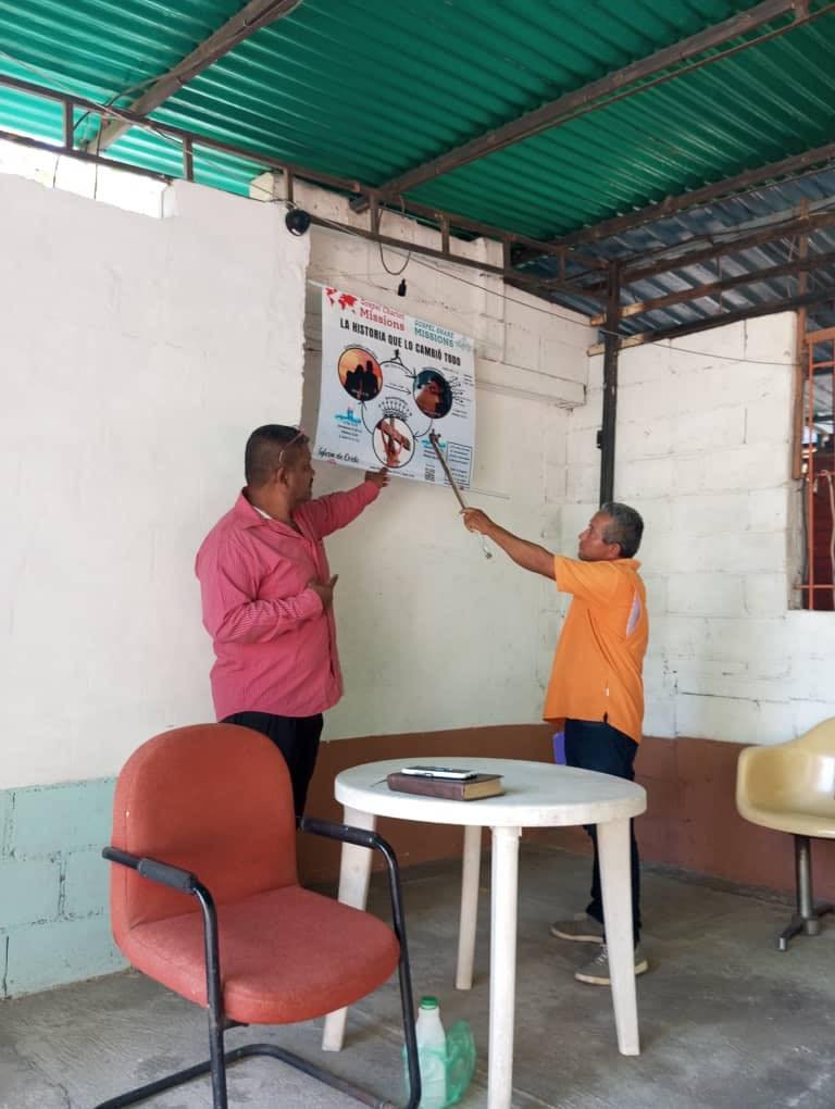 COCOROTE YARACUY VENEZUELA WITH LOST SOULS IN MIND. TRAINING THE SAVED TO WIN THE LOST. CHURCH OF CHRIST.