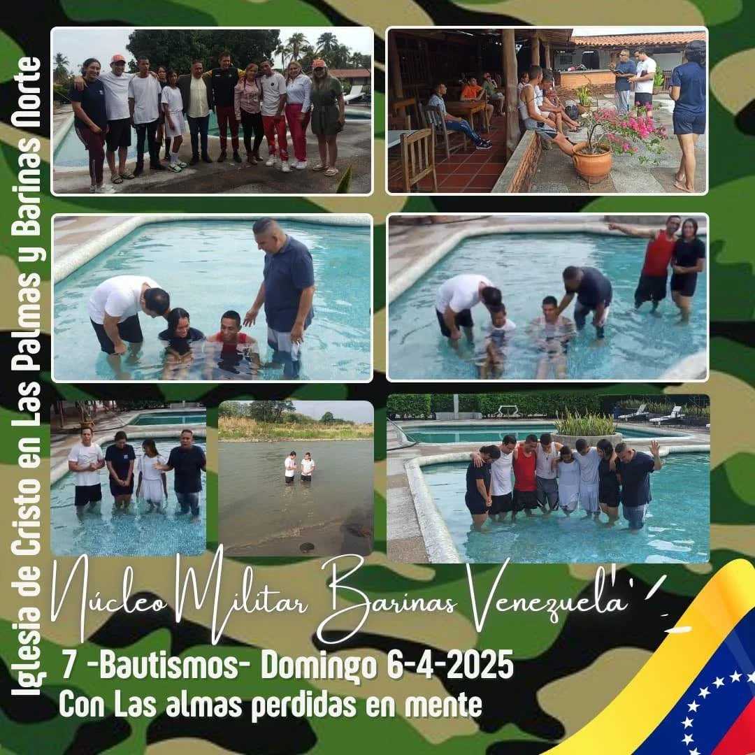 BARINAS VENEZUELA WITH LOST SOULS IN MIND. 7 SOULS OBEY THE GOSPEL.