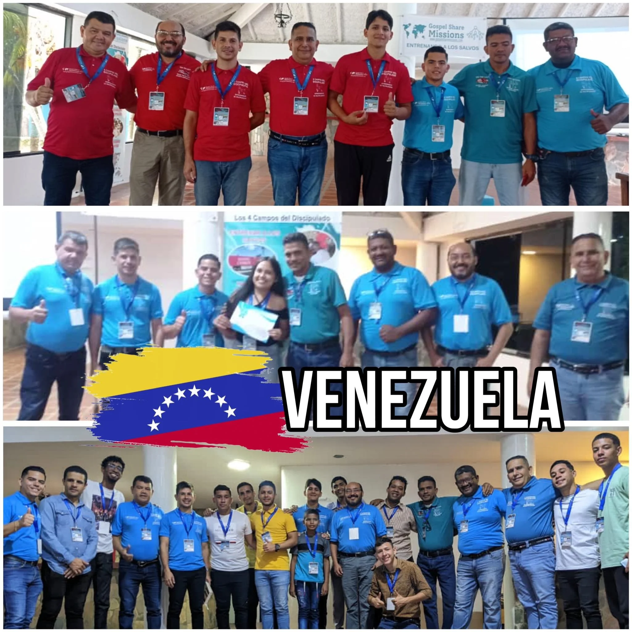 GOSPEL CHARIOT/SHARE MISSIONS TEAM VENEZUELA SOUTH AMERICA. 
