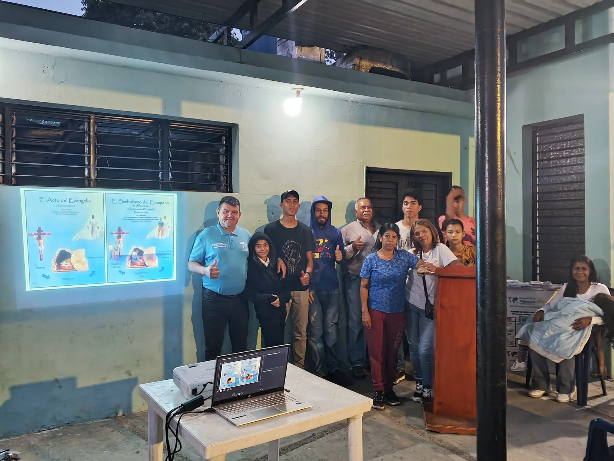 VENEZUELA GOSPEL CAMPAIGN IN VICTORIA STATE ARAGUA BARRIO SUCRE. MEET-GROW-GO WITH LOST SOULS IN MIND.